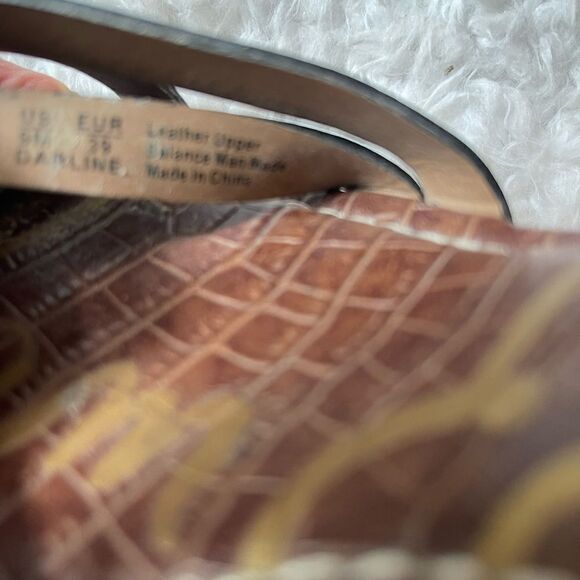 Sam Edelman Darline leather Black Espadrilles platform wedge strap sandals SZ9M - Picture 10 of 10